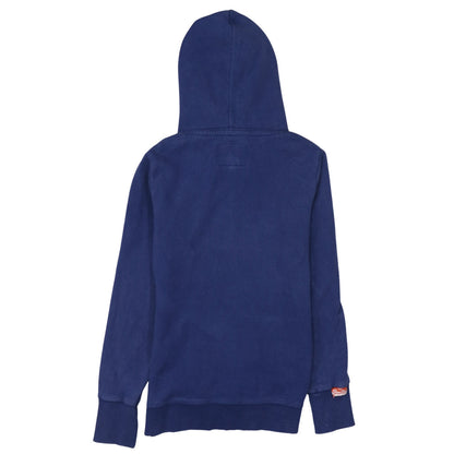 Womens UK Size S Superdry Blue Pullover Hoodie