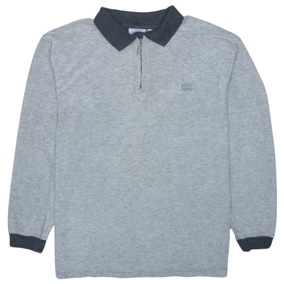 Mens UK Size L BRICE Grey Henley Sweatshirt