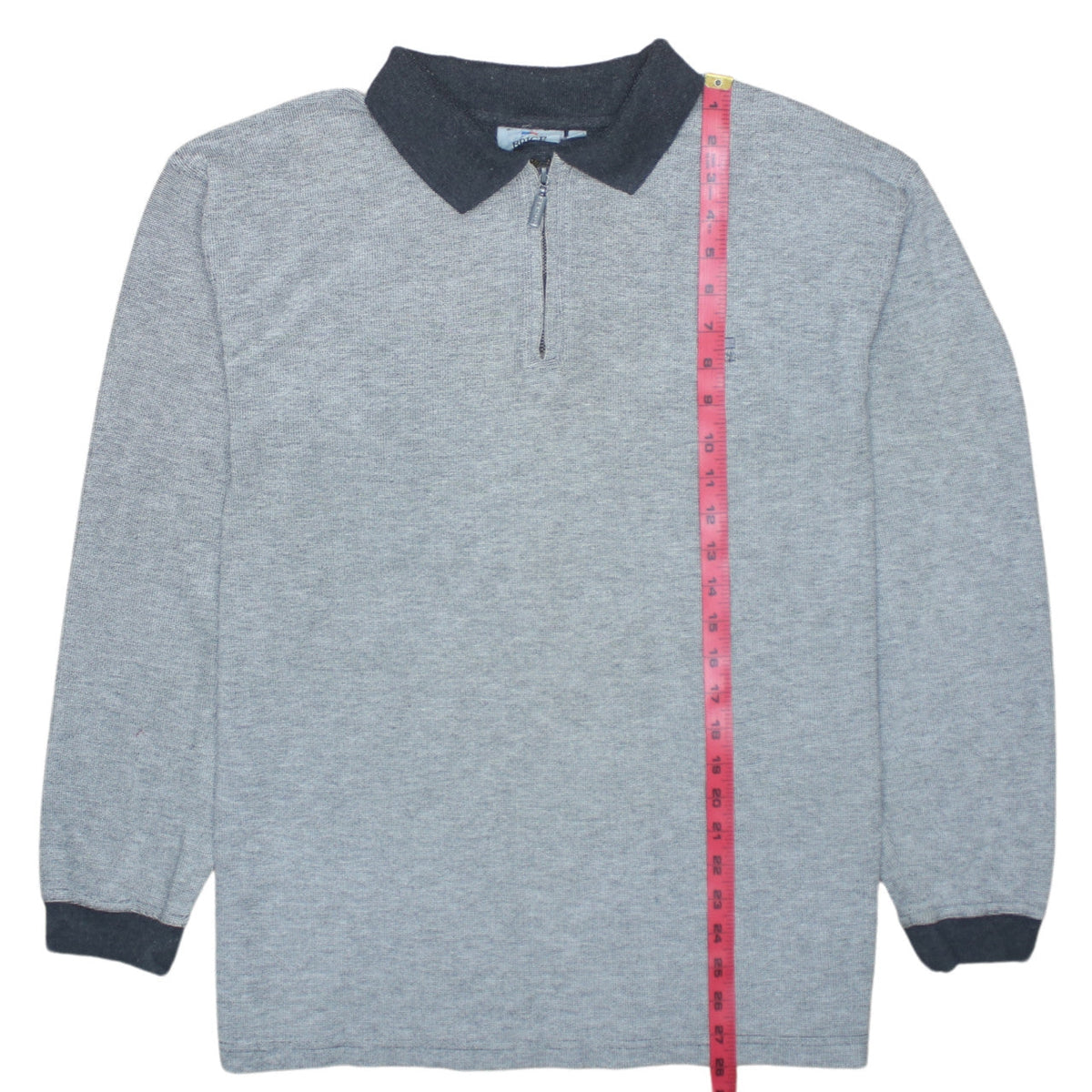 Mens UK Size L BRICE Grey Henley Sweatshirt