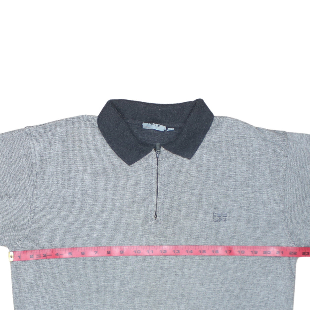 Mens UK Size L BRICE Grey Henley Sweatshirt