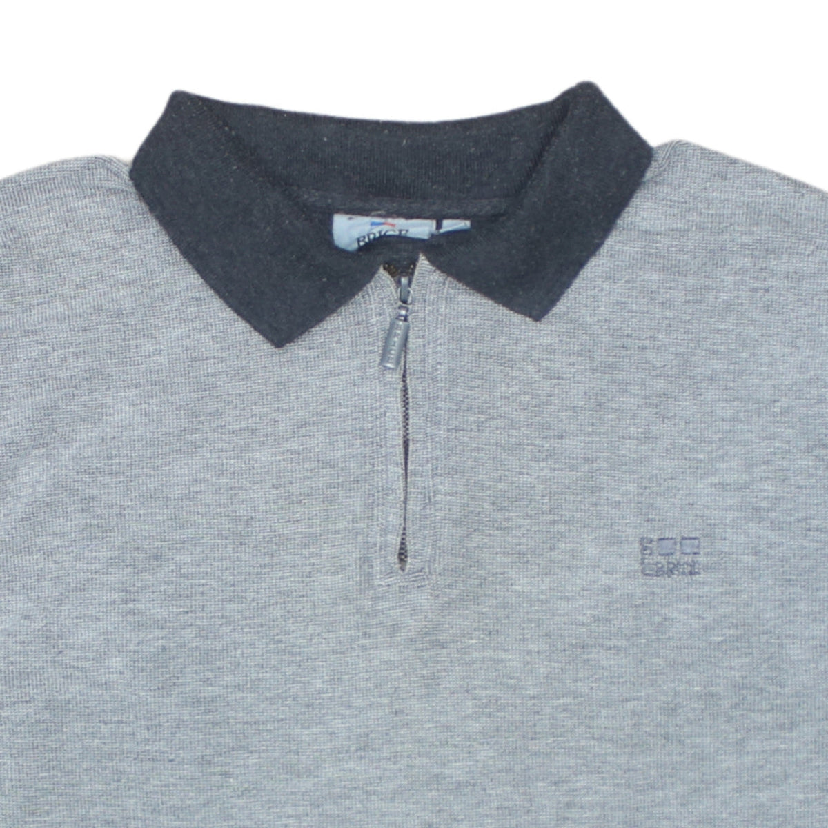 Mens UK Size L BRICE Grey Henley Sweatshirt