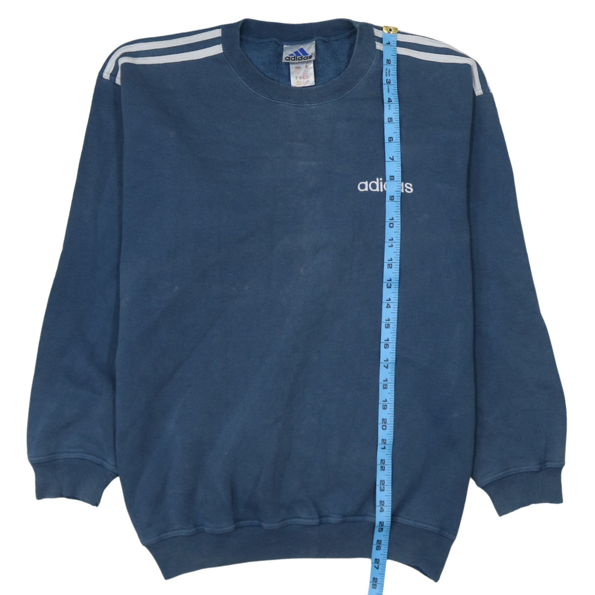 Mens UK Size L adidas Blue Pullover Sweatshirt