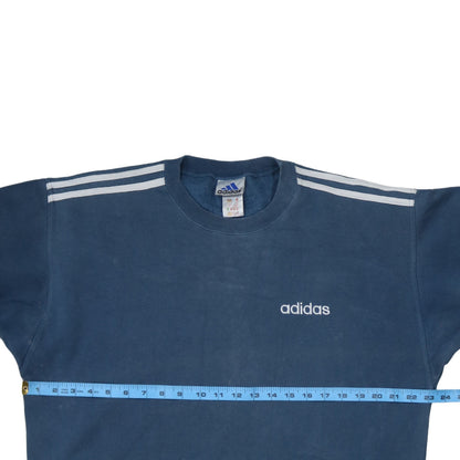 Mens UK Size L adidas Blue Pullover Sweatshirt