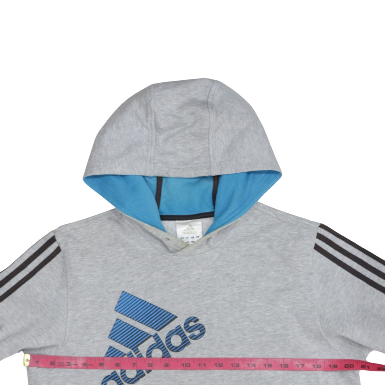 Mens UK Size M adidas Grey Pullover Hoodie