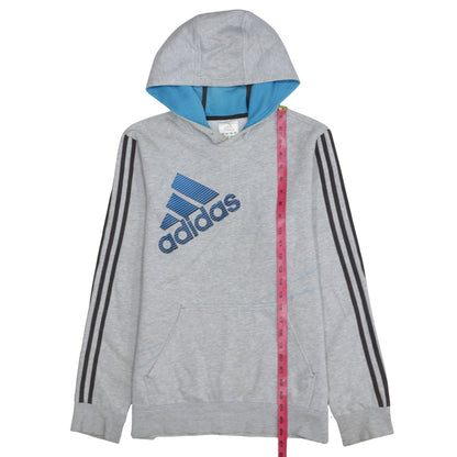Mens UK Size M adidas Grey Pullover Hoodie
