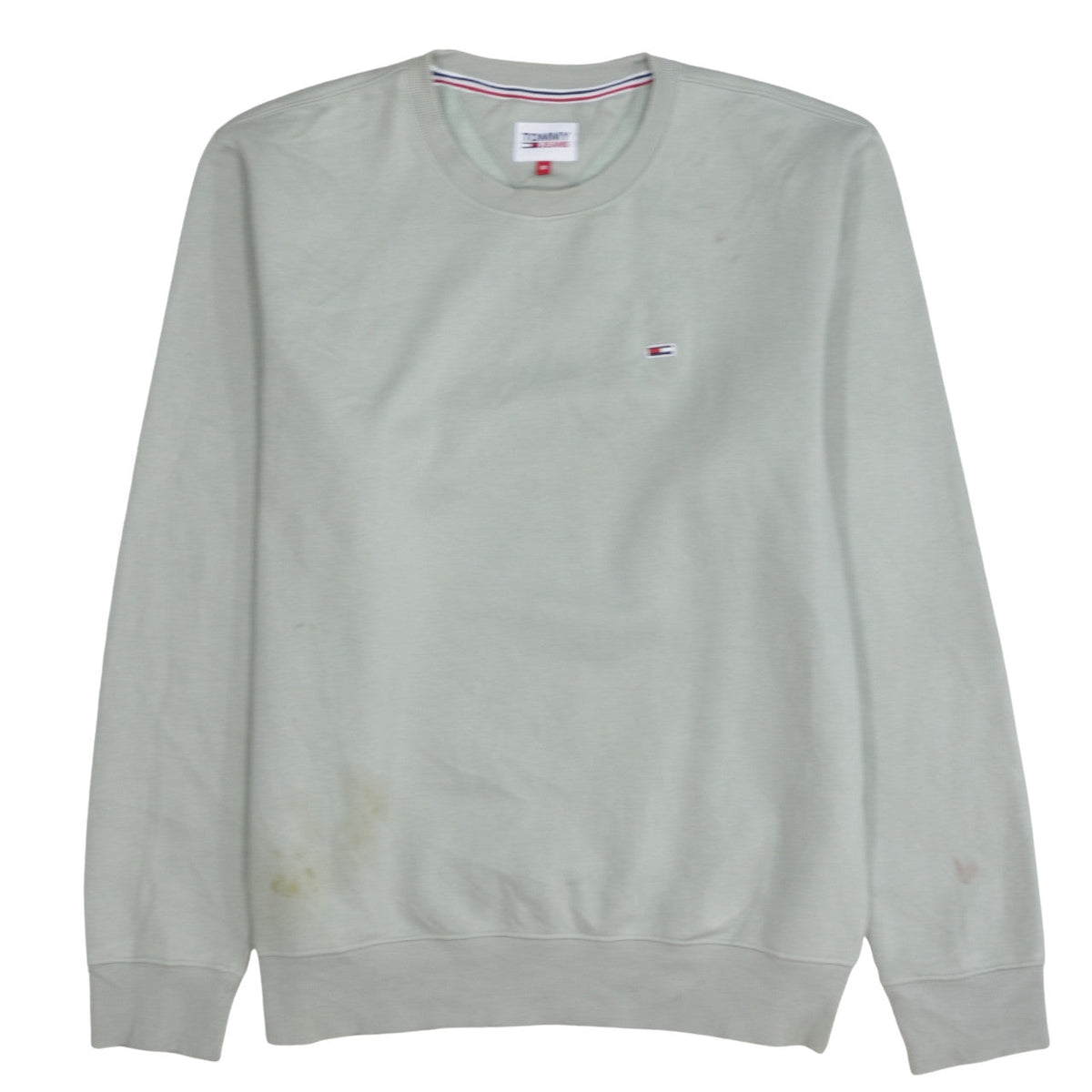 Mens UK Size M Tommy Jeans Beige Pullover Sweatshirt