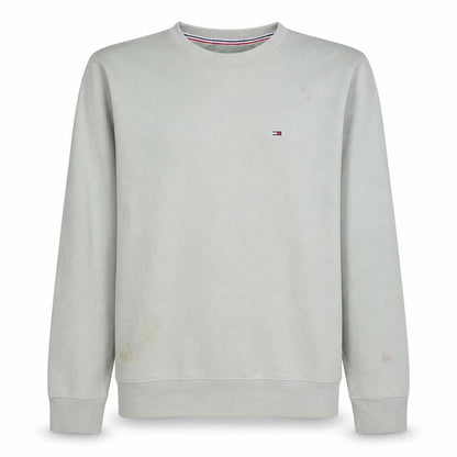 Mens UK Size M Tommy Jeans Beige Pullover Sweatshirt