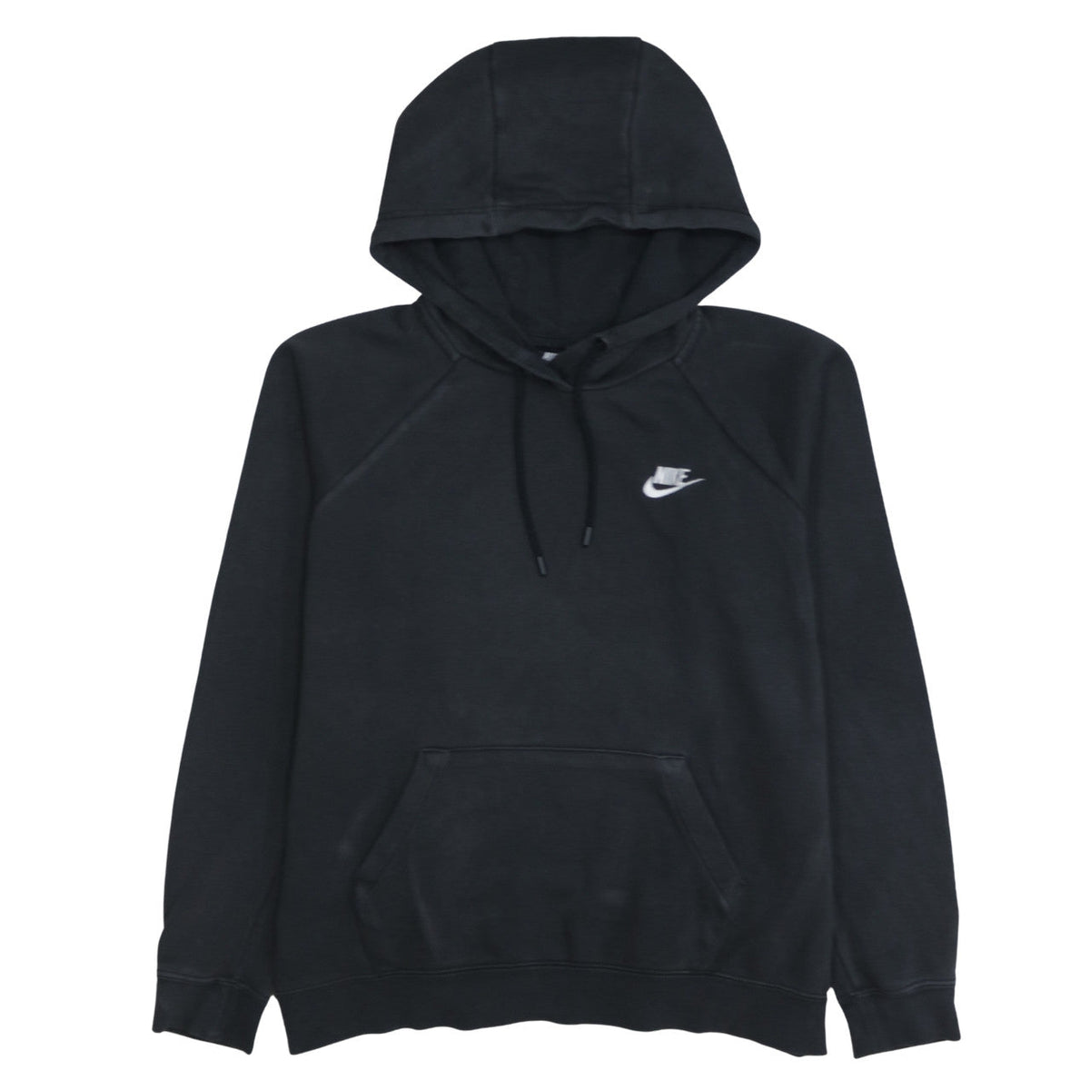 Womens UK Size M Nike Black Pullover Hoodie