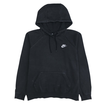 Womens UK Size M Nike Black Pullover Hoodie