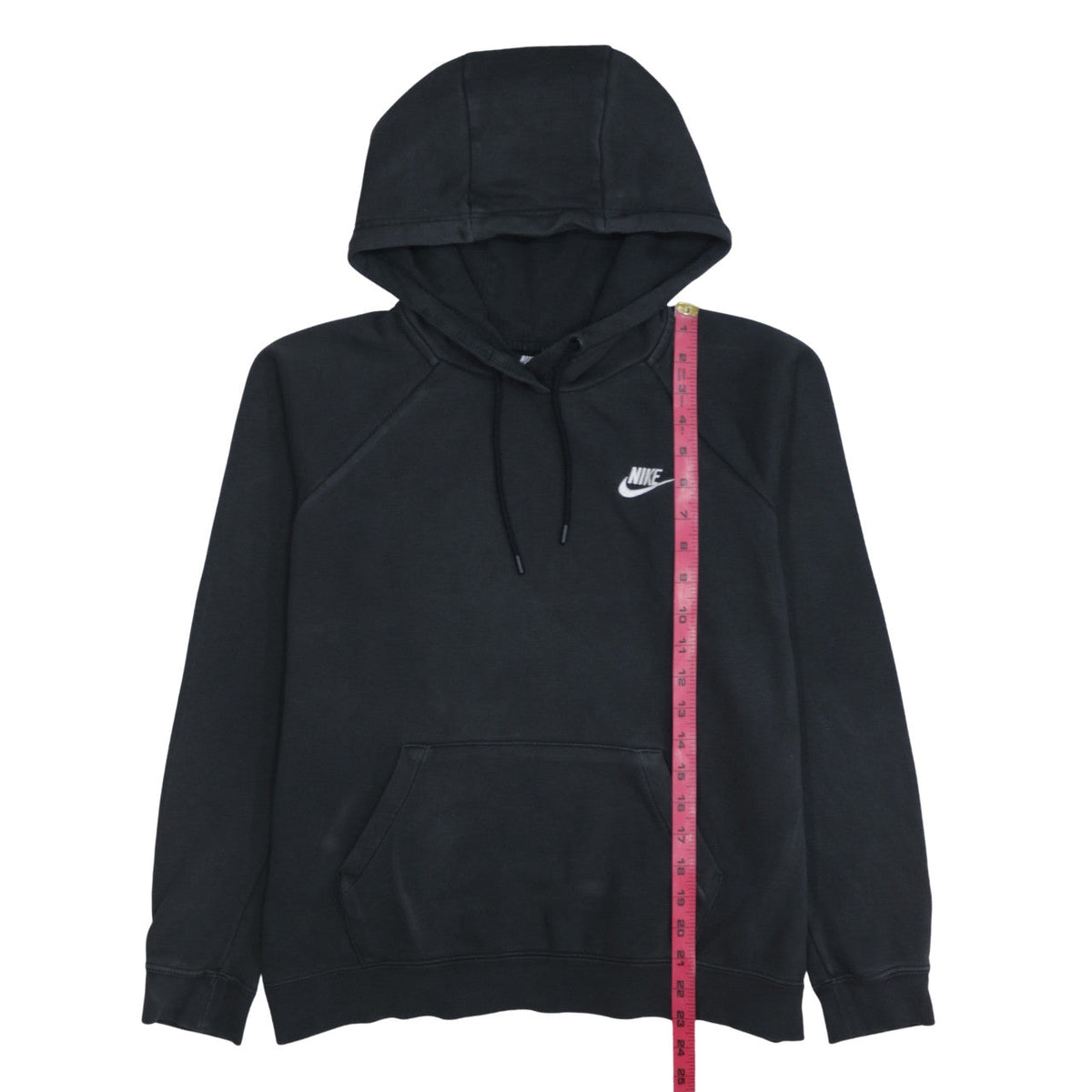 Womens UK Size M Nike Black Pullover Hoodie