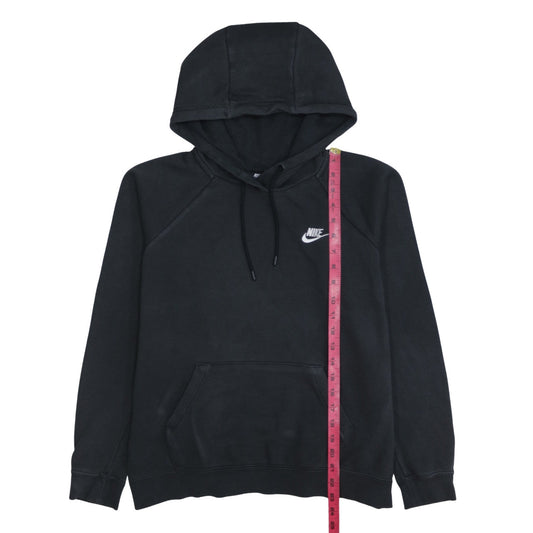 Womens UK Size M Nike Black Pullover Hoodie