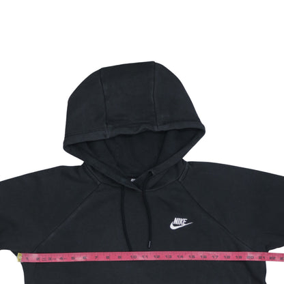 Womens UK Size M Nike Black Pullover Hoodie