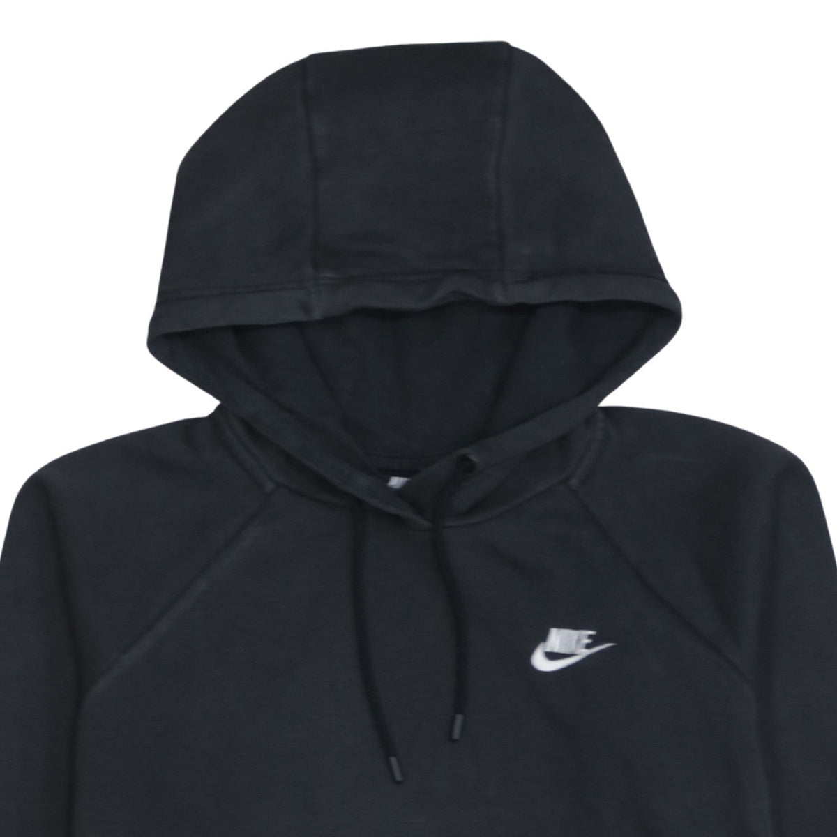 Womens UK Size M Nike Black Pullover Hoodie