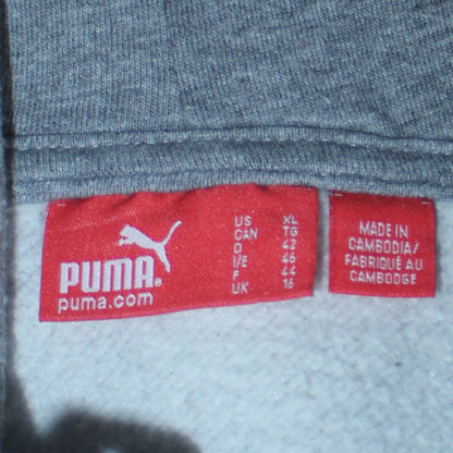 Womens UK Size 16 PUMA Grey Pullover Hoodie