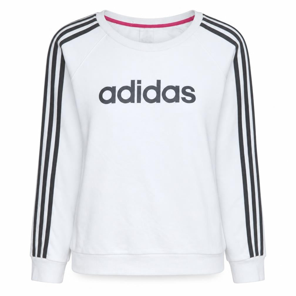 Womens UK Size XL adidas White Pullover Sweatshirt