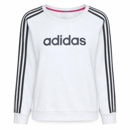 Womens UK Size XL adidas White Pullover Sweatshirt