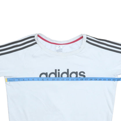 Womens UK Size XL adidas White Pullover Sweatshirt