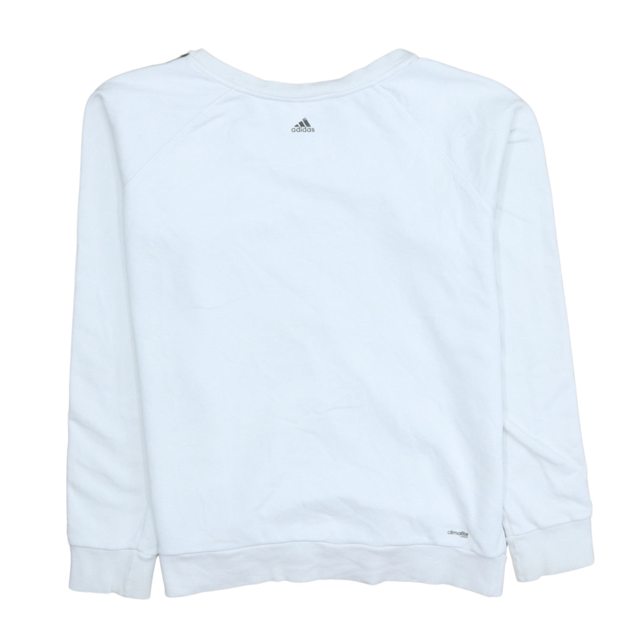 Womens UK Size XL adidas White Pullover Sweatshirt