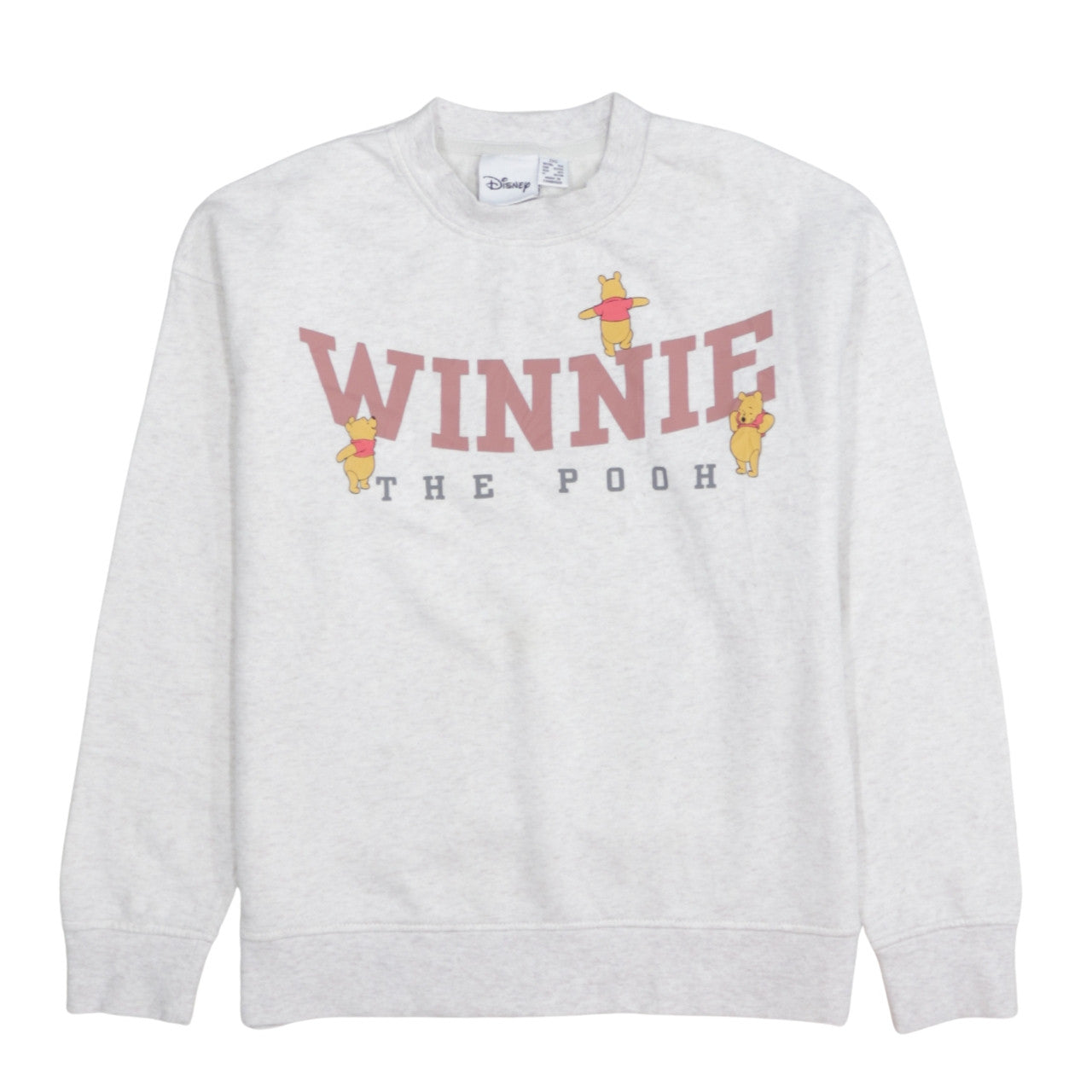 Womens UK Size 2XS Disney Grey Pullover Sweatshirt