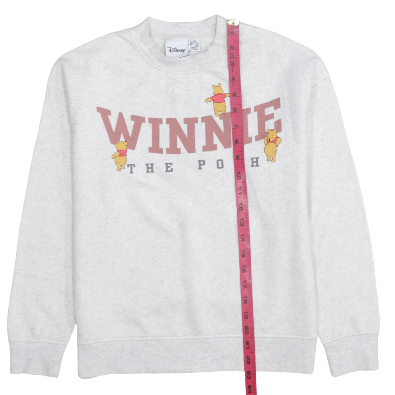 Womens UK Size 2XS Disney Grey Pullover Sweatshirt
