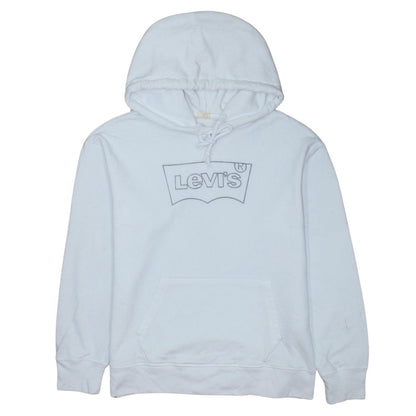Mens UK Size S Levi's White Pullover Hoodie