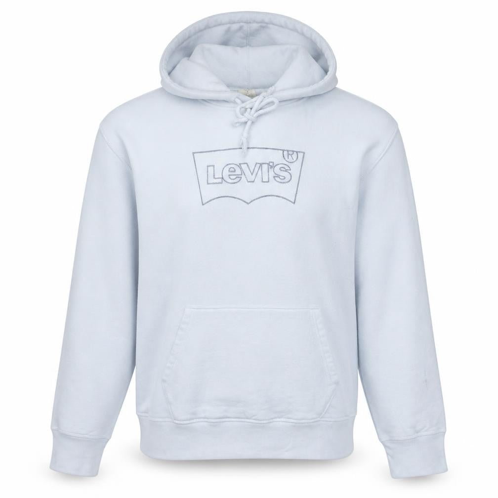 Mens UK Size S Levi's White Pullover Hoodie
