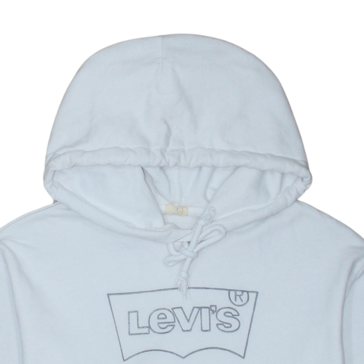 Mens UK Size S Levi's White Pullover Hoodie