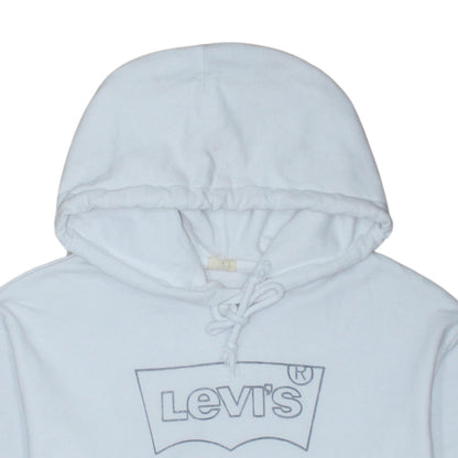 Mens UK Size S Levi's White Pullover Hoodie