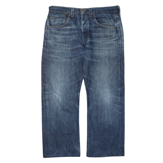 Mens UK Size M Levi's Classic Fit Straight Blue Jeans