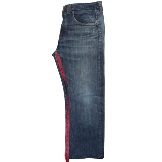 Mens UK Size M Levi's Classic Fit Straight Blue Jeans