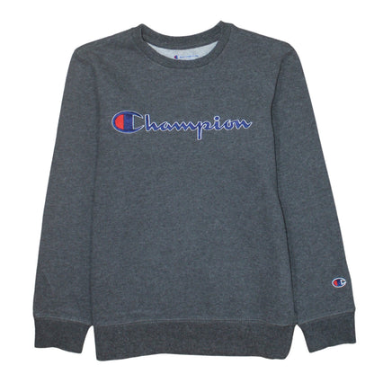 Mens UK Size M Champion Grey Pullover Sweatshirt