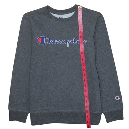 Mens UK Size M Champion Grey Pullover Sweatshirt