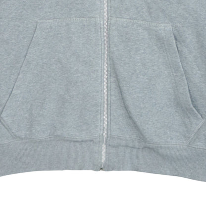 Mens UK Size L Nike Grey Full Zip Hoodie