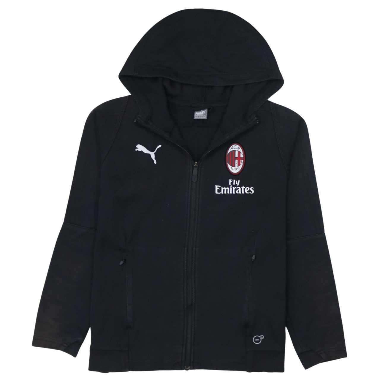 Boys UK Size 13-14 Years PUMA Black Full Zip Hoodie