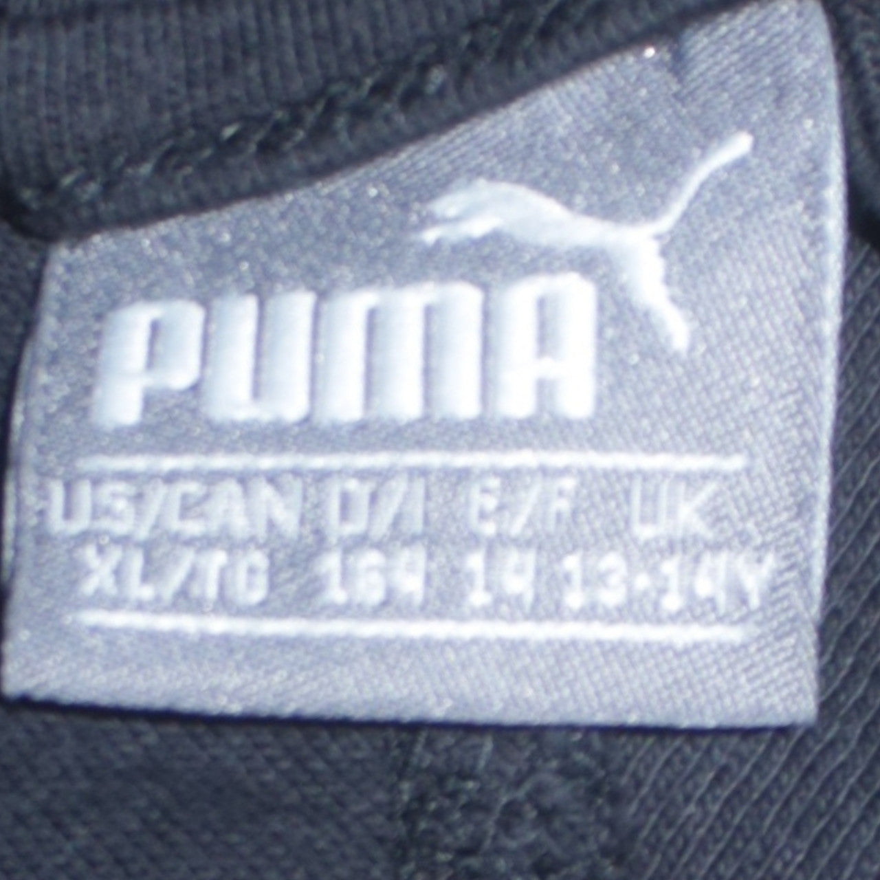 Boys UK Size 13-14 Years PUMA Black Full Zip Hoodie