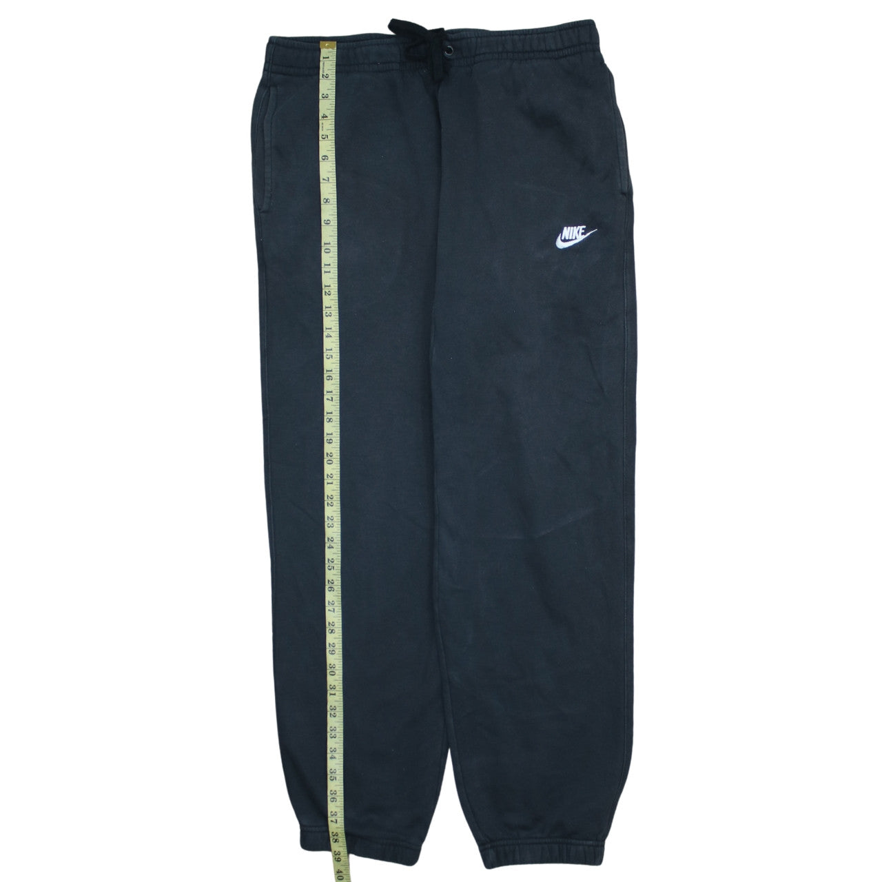 Mens UK Size M Nike Regular Fit Sweatpants Black Trousers