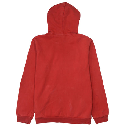 Puma Boys Red Pullover Hoodie 15-16 Years Fleece Graphic Print Sweatshirt