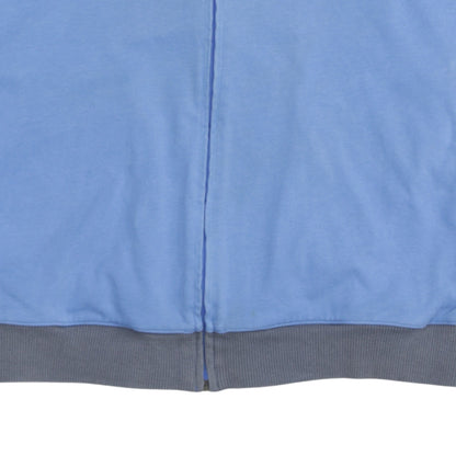 Nike Men Blue XL Track Jacket Full Zip Cotton Blend