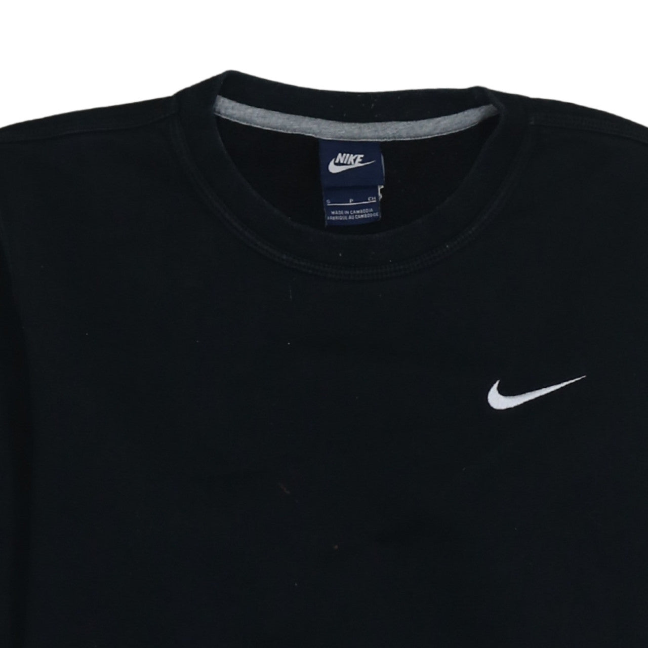 Mens UK Size S Nike Black Pullover Sweatshirt
