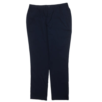 Puma Men's Blue Chino Trousers 36x32 Straight Fit Cotton Blend