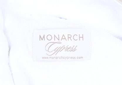 Monarch Cypress Women Beige Fleece Kimono Robe M