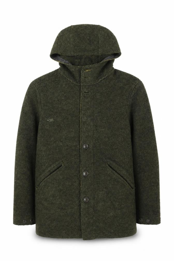 Mens UK Size 2XL Ganesh Green Overcoat