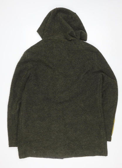 Mens UK Size 2XL Ganesh Green Overcoat
