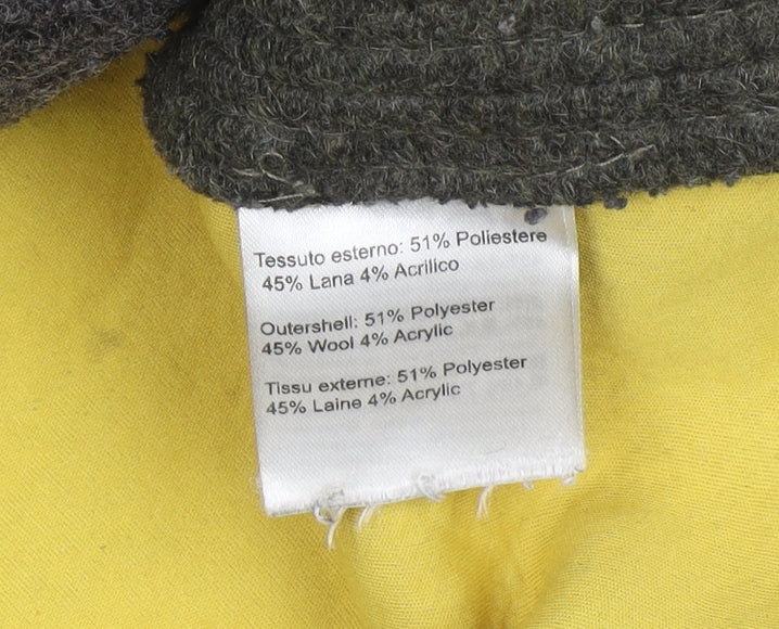 Mens UK Size 2XL Ganesh Green Overcoat