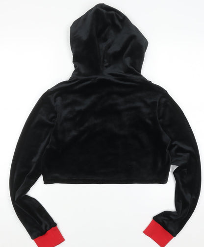 Womens UK Size M FILA Black Pullover Hoodie