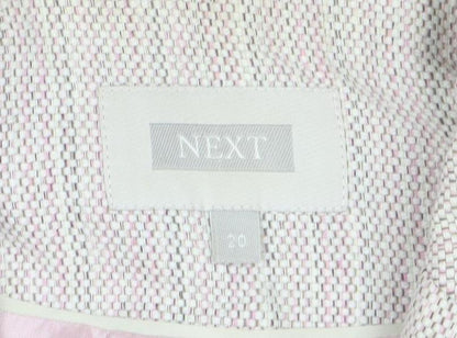 Next Women's Beige Wool Blend Blazer Jacket Size 20