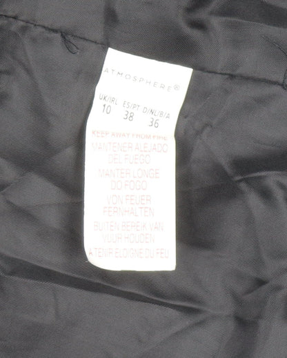 Atmosphere Women’s Black White Striped Blazer Size 10
