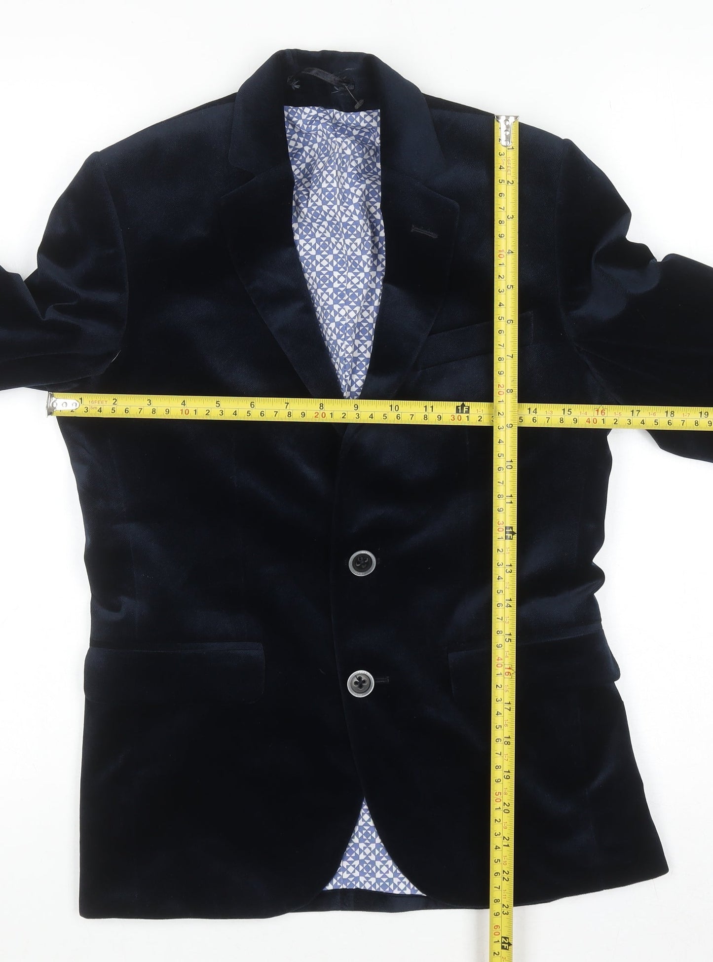 Teenss UK Size 8 1880 Club Regular Blue Blazer