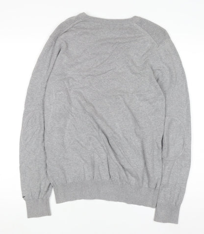 Mens UK Size M Ben Sherman Grey Pullover Jumper