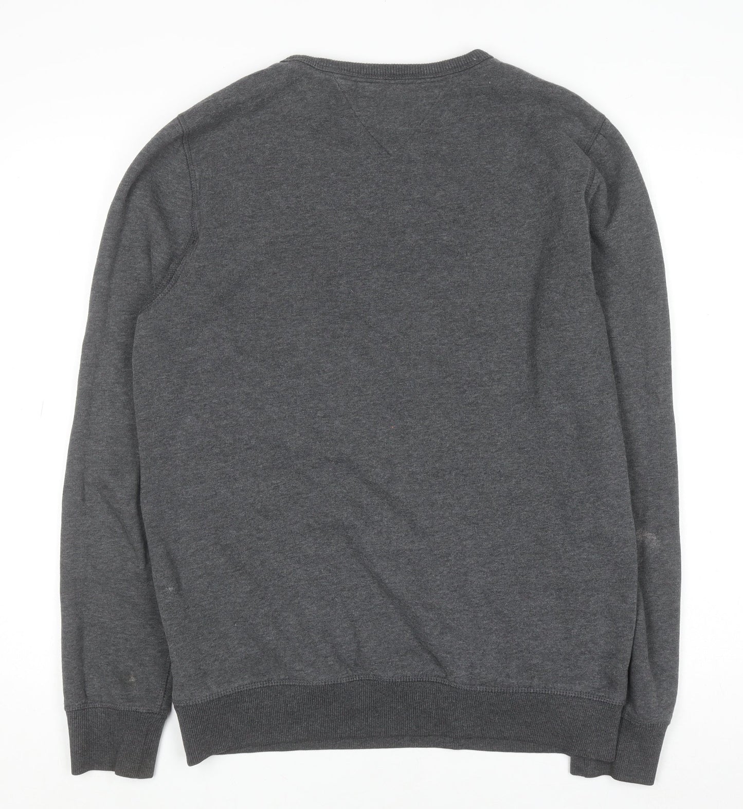 Mens UK Size M Tommy Hilfiger Grey Pullover Sweatshirt